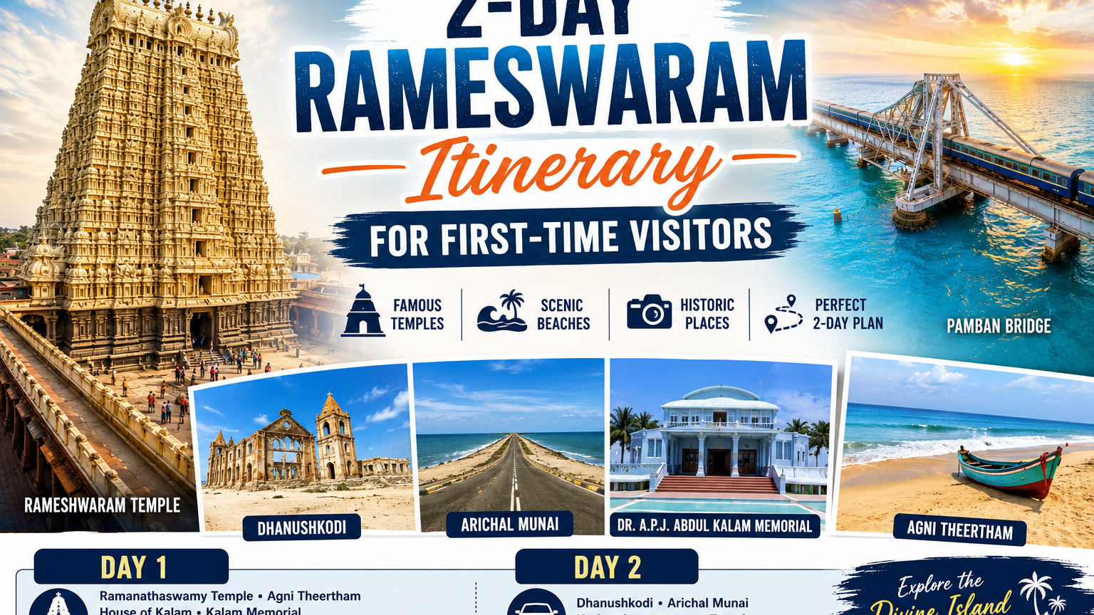 2-Days Rameswaram Itinerary for First-Time Visitors